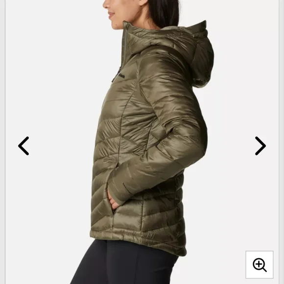 Columbia Women's Olive Green Puffer Jacket With Omni Heat Sz 2XL - Picture 4 of 16